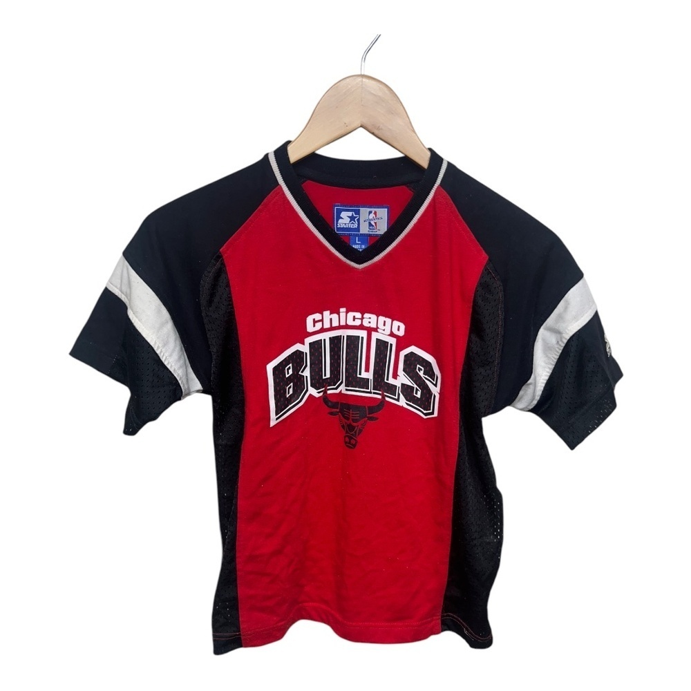 Chicago Bulls Y2K Mesh-Panel T-Shirt Youth L NBA Starter